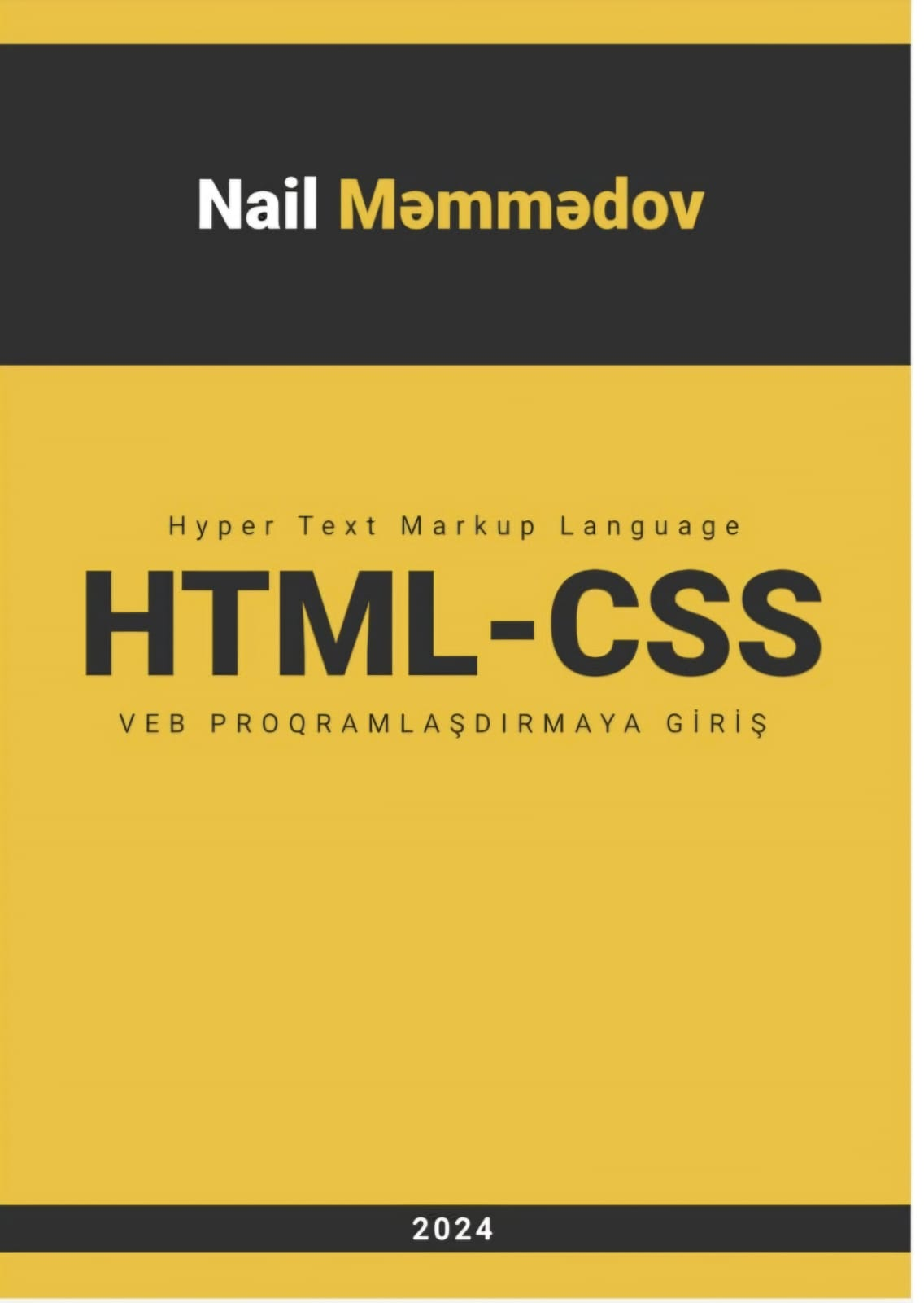 HTML & CSS kitabının üz qabığı